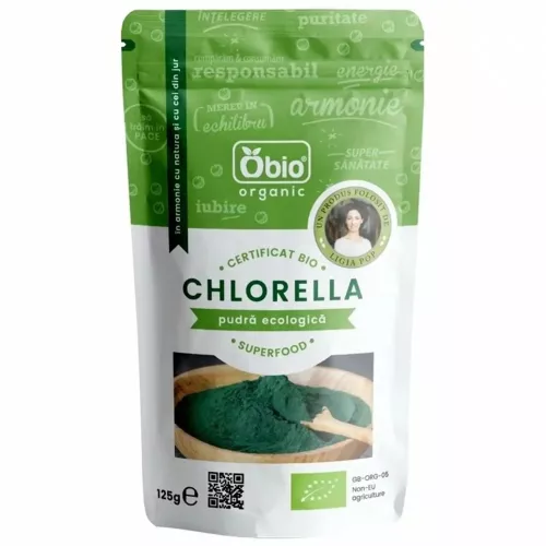 Chlorella pulbere eco, 125g, OBio