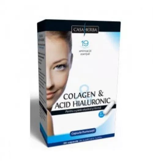 Colagen&Acid hialuronic x 30cps(Casa Herba)
