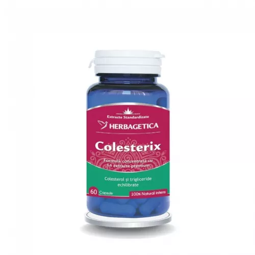 Colesterix, 60 capsule, Herbagetica