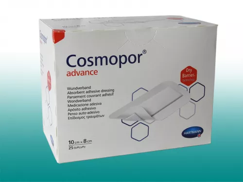 Cosmopor Advance Plasture 10 x 8cm x 25buc (Hartmann)