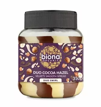Crema de ciocolata duo swirl eco, 350g, Biona