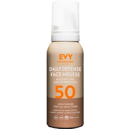 Crema de fata spuma SPF50 Daily Defence, 75 ml, Evy Technology
