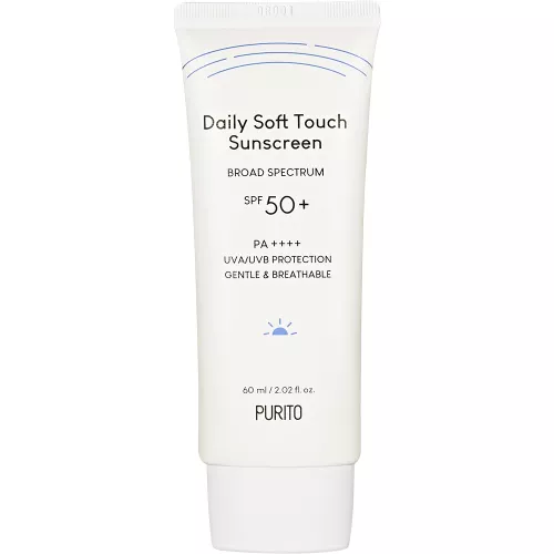 Crema fata Daily Soft Touch SPF50+, 60ml, Purito