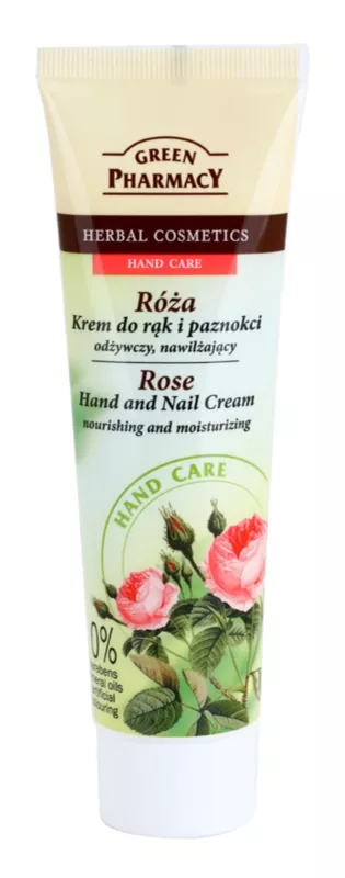 Crema de maini cu ulei trandafir, 100ml, Green Pharmacy