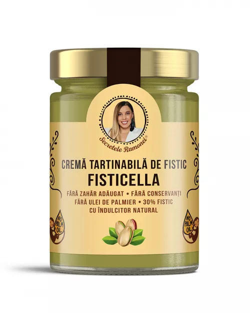 Crema tartinabila cu fistic Fisticella, Secretele Ramonei, 350g, Remedia