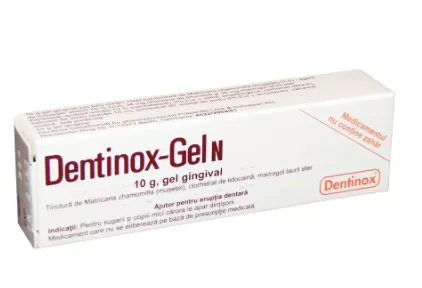 Gel gingival calmant, 10g, Dentinox