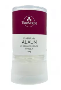 Deodorant natural piatra de alaun 120g, Trio Verde