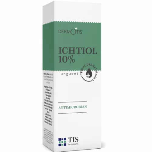 Unguent cu Ichtiol 10% Dermotis, 25 ml, Tis