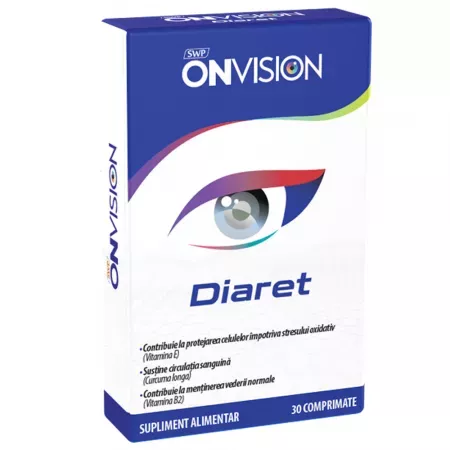 Diaret OnVision, 30 comprimate, Sun Wave Pharma