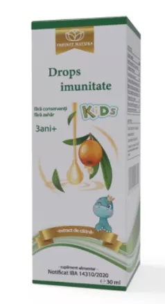 Drops imunitate Forte kids, 30 ml, Infinit Natura