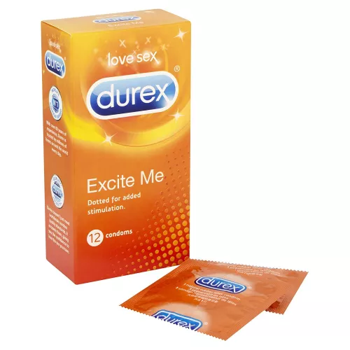 Prezervative Excite Me, 12 bucati, Durex