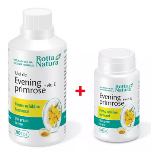 Evening primrose+Vitamina E 90cps+30cps(RottaNatura)