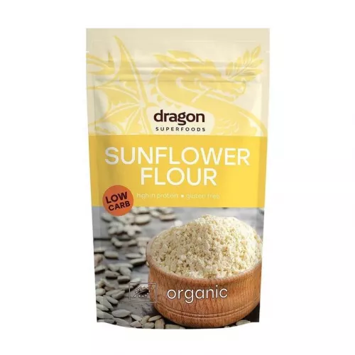 Faina bio fara gluten din seminte de floarea soarelui, 200g, Dragon Superfoods