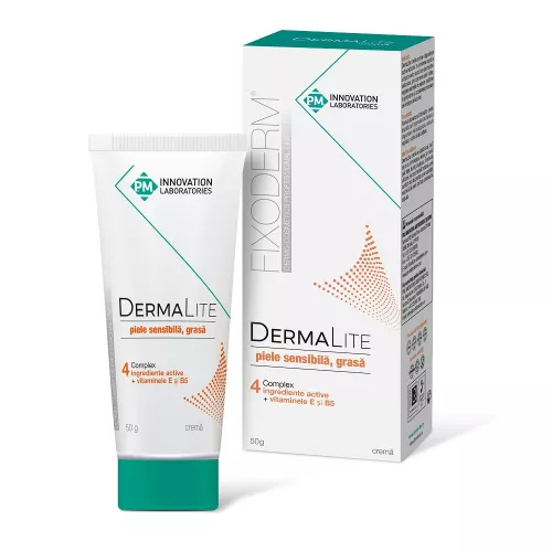 DermaLite cremă piele sensibilă, grasă Fixoderm, 50 g, Innovation Laboratories