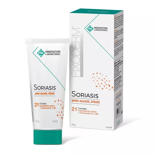 Soriasis crema piele uscata, iritata Fixoderm, 50 g, Innovation Laboratories