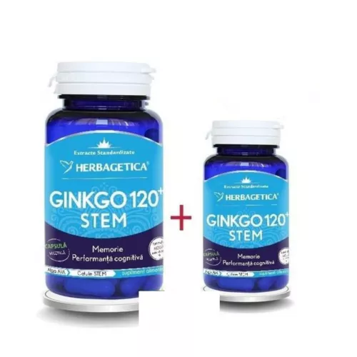 Ginkgo 120 Stem, 60+10 capsule, Herbagetica