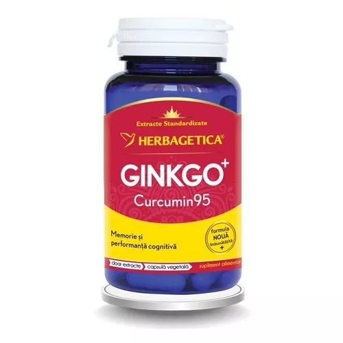 Ginkgo Curcumin95, 60 capsule, Herbagetica