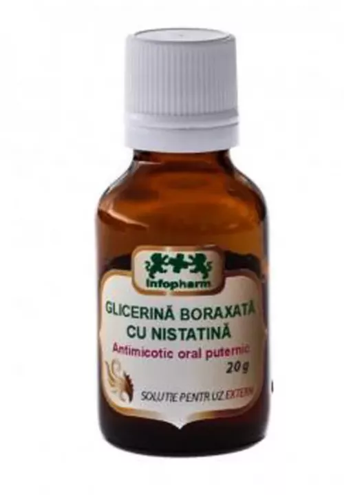 Glicerină boraxată cu nistatină, 20g, Infopharm