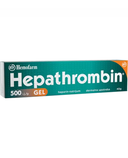 Hepathrombin 500UI/g gel x 40g (Hemofarm
