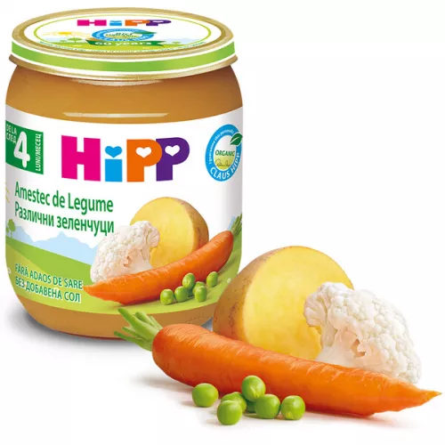 HIPP Amestec din legume BIO 4luni+, 125 g