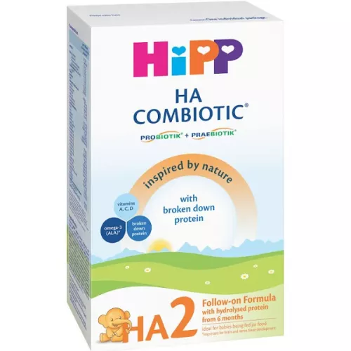 HIPP HA2 Combiotic lapte hipoalergenic de continuare 6luni+, 350 g