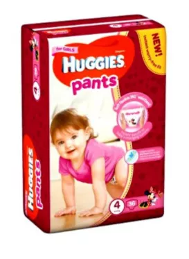HUGGIES Pants 4 Girl (9-14kg) x 36buc