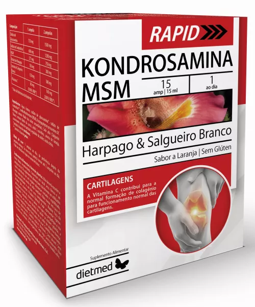 Kondrosamina MSM Rapid 15ml, 15 fiole, Dietmed
