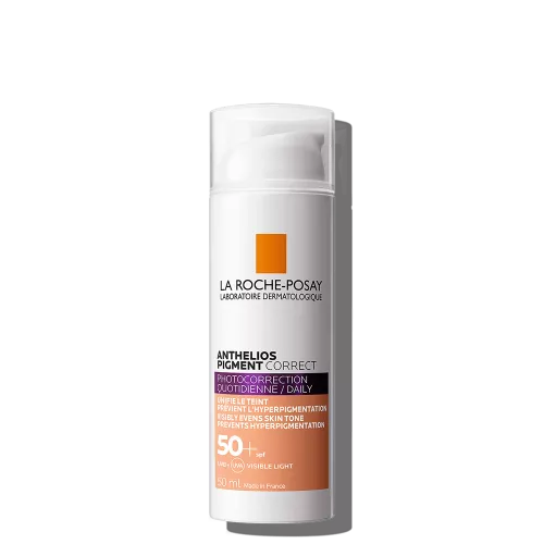 Crema anti-pete pigmentare cu SPF 50+ Anthelios Pigment Correct, 50ml, La Roche-Posay
