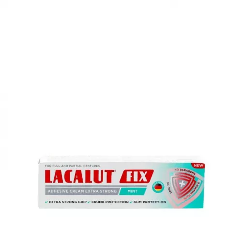 Crema adeziva Lacalut Fix Mint, 40g, Theiss Naturwaren