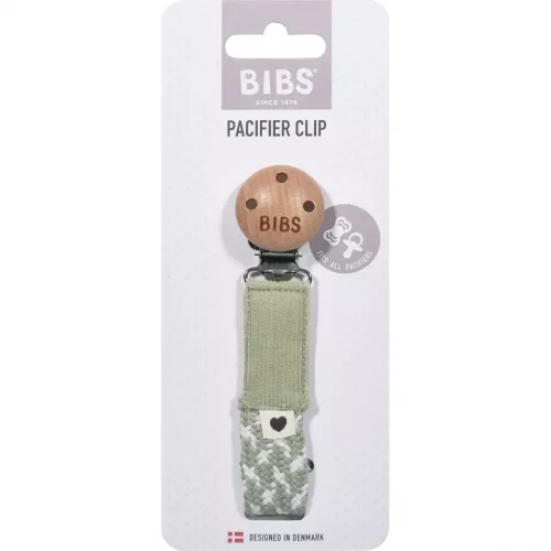 Lantisor suzeta Pacifier Clip Sage-Ivory 9401104, Bibs