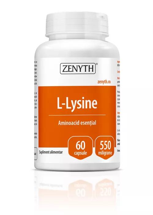 L-Lysine 550mg x 60cps (Zenyth)