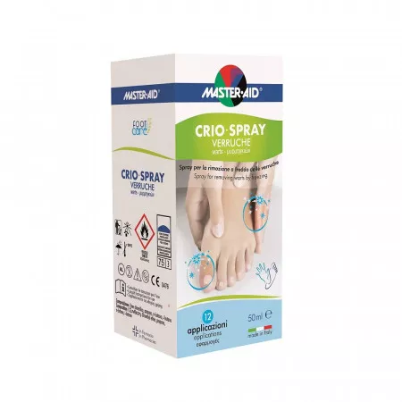 Spray pentru indepartarea negilor Crio Spray Verruche,Foot Care, 50 ml, Pietrasanta Pharma