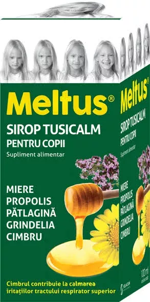 Meltus sirop Tusicalm copii, 100ml, Solacium Pharma