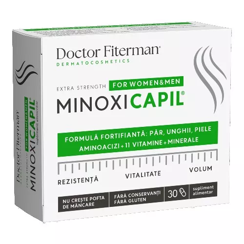 Minoxicapil, 30 capsule, Fiterman