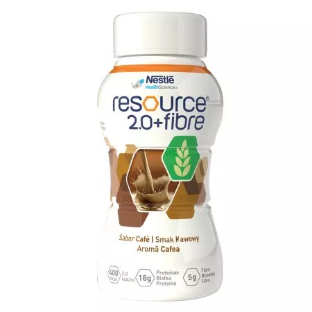 Bautura Resource 2.0 + Fibre cu aroma de cafea, 200ml, Nestle
