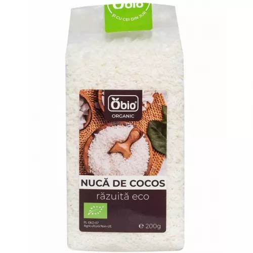 Nuca de cocos razuita bio, 200g, Obio