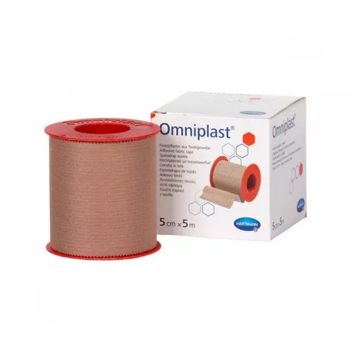 Omniplast Plasture textil 5cm x 5m (Hartmann)