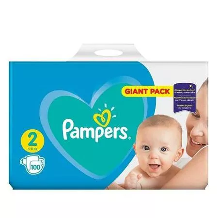 PAMPERS 2 New Baby (4-8kg) x 100buc