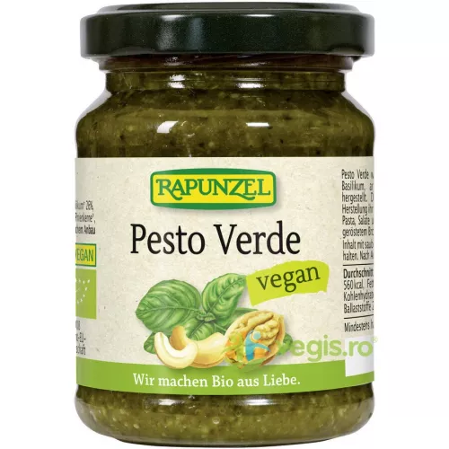 Pesto verde vegan, 120g, Rapunzel