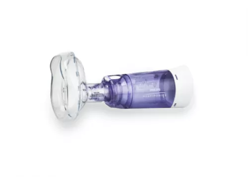 Camera de inhalare PHILIPS Respironics Optichamber Diamond 1079825, 1-5 ani, alb-albastru