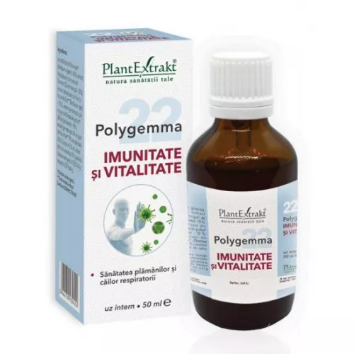 Polygemma 22 Imunitate si Vitalitate, 50 ml, Plantextrakt