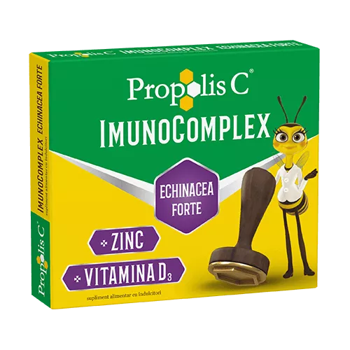Propolis C Echinacea Forte Imunocomplex, 20 comprimate, Fiterman
