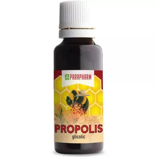 Propolis Glicolic picaturi, 30ml, Parapharm