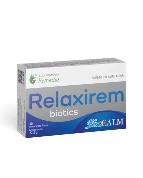 Relaxirem Biotics BlueCalm, 30 comprimate, Remedia