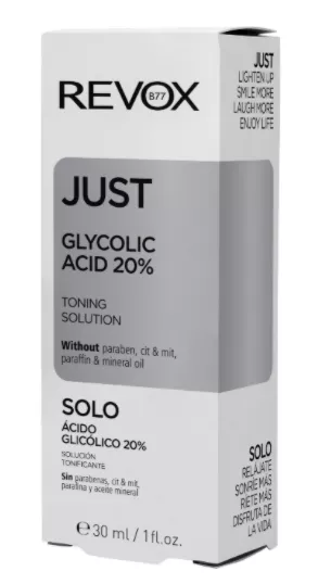 REVOX Just Glycolic Acid 20% toning solution 30ml