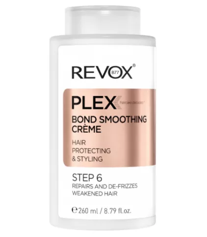 Crema concentrata Plex Bond Smoothing Creme pentru par, Step 6, 260 ml, Revox