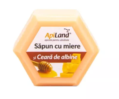 Sapun cu miere si ceara de albine x 100g (ApiLand)