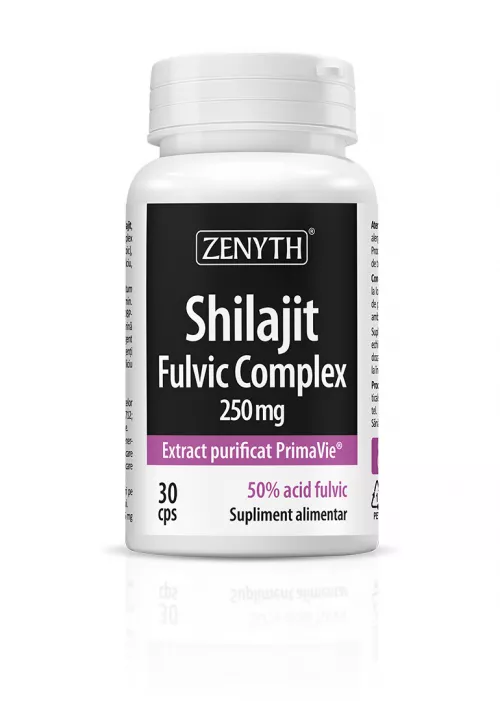 Shilajit Fulvic Complex 250mg, 30 capsule, Zenyth