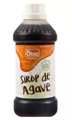 Sirop de agave dark raw eco, 500ml, OBio