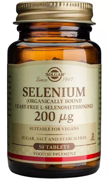 Selenium 200 mcg, 50 tablete, Solgar